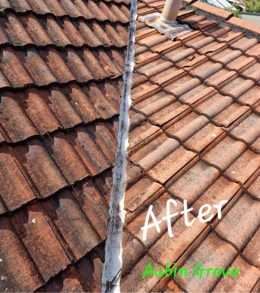 After Picture of Vacuum gutter cleaning in Aubin Grove