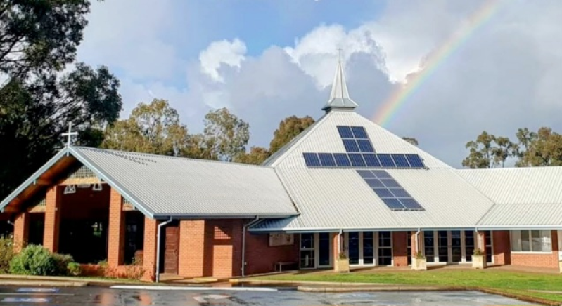 A Church with Clean Gutters from Complete Gutter Cleaning Perth